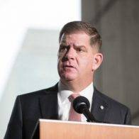 BOSTON, MA - MARCH 13: Boston Mayor Marty Walsh speaks at a press conference announcing the postponement of the Boston Marathon to September 15th on March 13, 2020 in Boston, Massachusetts. The postponement is due to concerns over the possible spread of the coronavirus (COVID-19). (Photo by Scott Eisen/Getty Images)