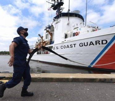 U.S. Cost Guard Ship.