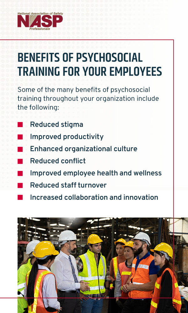 Benefits of Psychosocial Training for Your Employees