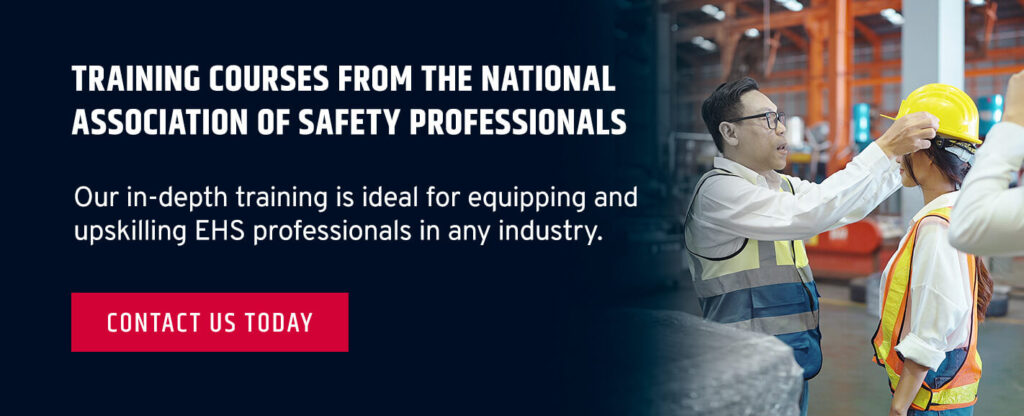 Training Courses From The National Association of Safety Professionals