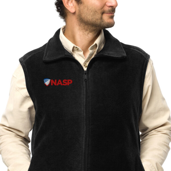 Men’s Columbia fleece vest - Image 2